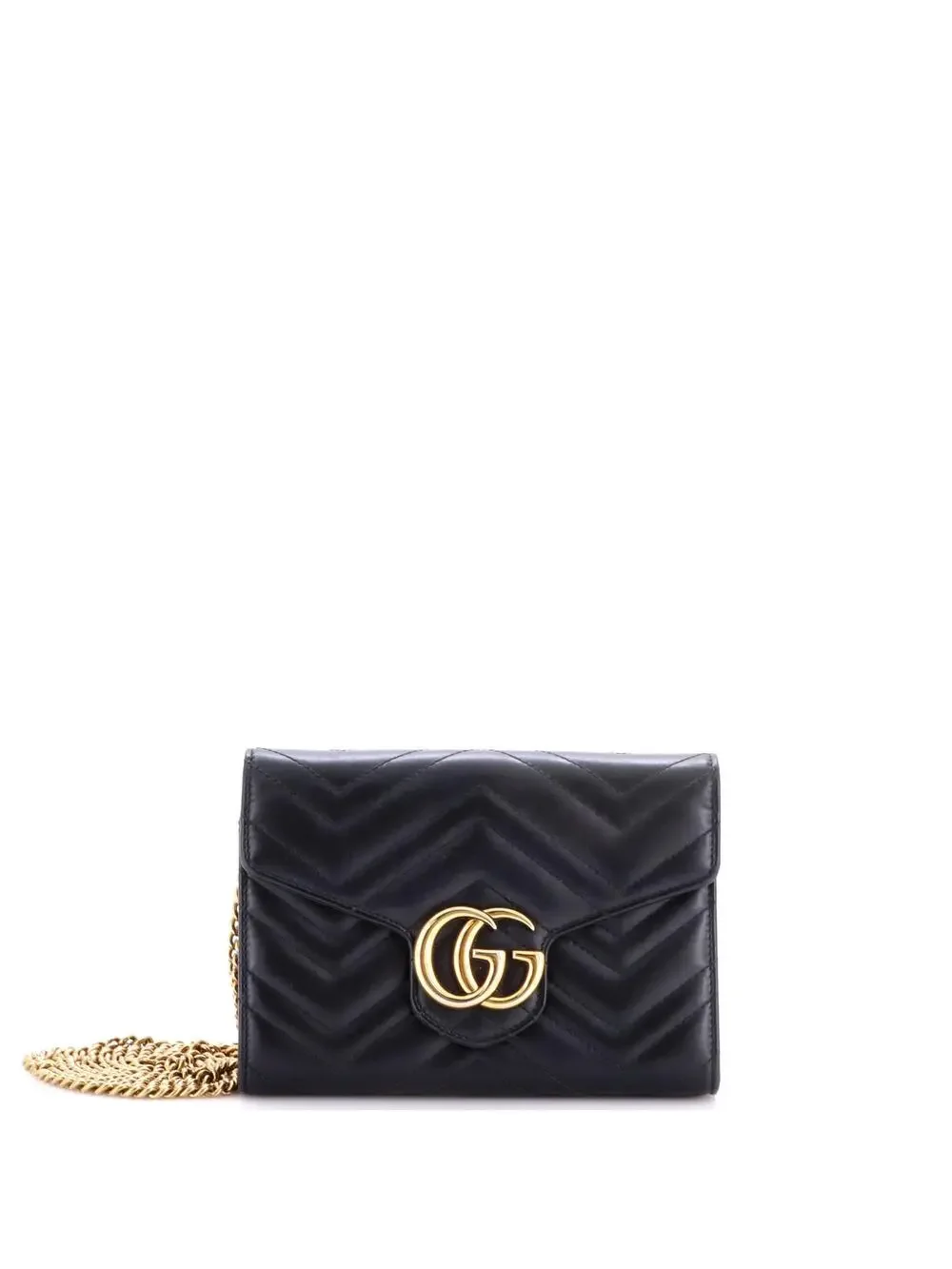 Gucci Gg Marmont Chain Wallet Matelasse #333551G11B